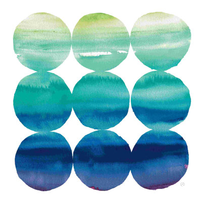 «Summer Dots III» par Elyse DeNeige, impression sur toile tendue