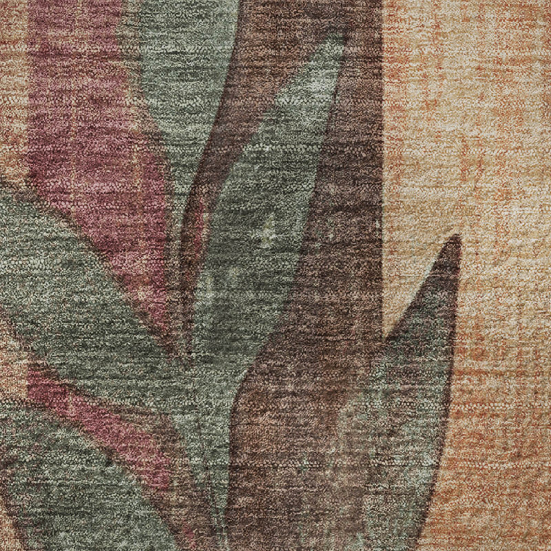 Premium Machine Washable Medena AMF1871 Floral Rug, Rectangle 3' x 5'