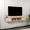 Meuble télé moderne scandinave, pin atlantique et beige, 55,1 po x 7,7 po x 8,7 po | 100% panneau de particules enduit de mélamine, épaisseur: 0,7 pouce | Conception murale avec plusieurs tablettes pour un rangement et une organisation élégants
