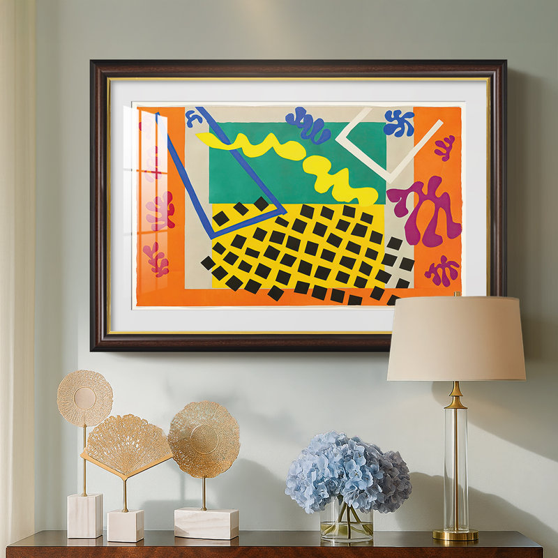 Les codomes de Jazz, 1947 - Henri Matisse - Toile encadrée sur mesure, Yes, Noyer doré, 24X34