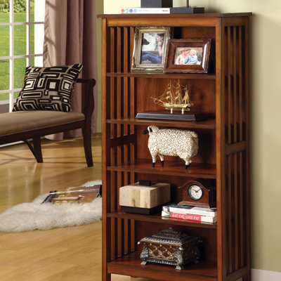 Rodin Media Shelf Standard Bookcase by Millwood Pines