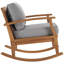 Chaise berçante d'extérieur en teck Marina-472441369