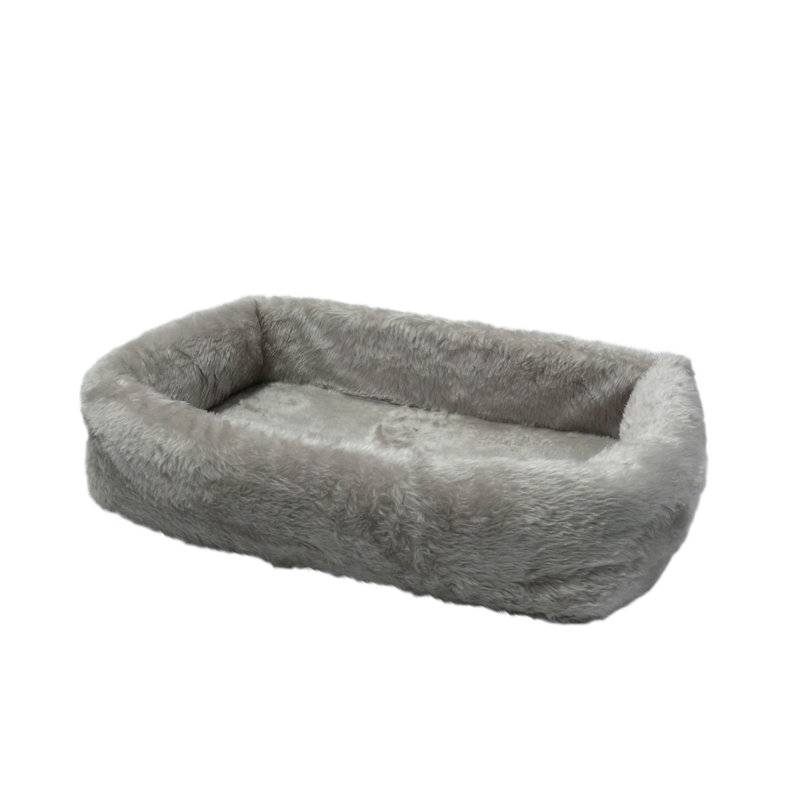 Dvorak Polyester Pet Bed, 15cm H x 55cm W x 35cm D, Grey