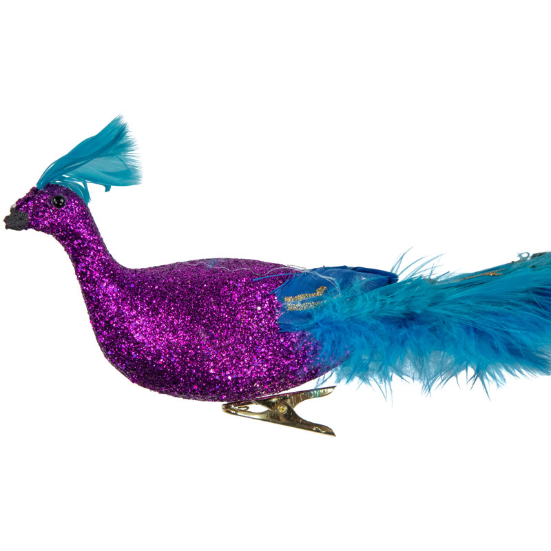 Ornement de Noël 12 po, Mauve / Vert / Bleu
