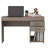 Berkeley 1-Shelf 2-Drawer Computer Desk Light Grey