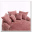 Fauteuil de 55 po de long en mousse de polyester, fauteuil rond surdimensionné, canapé-lit moderne moelleux-217984104