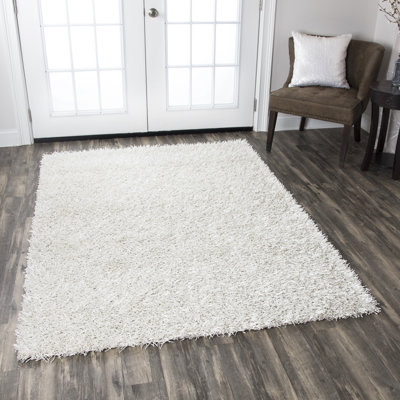 Tapis de zone ivoire touffeté à la main Kiera