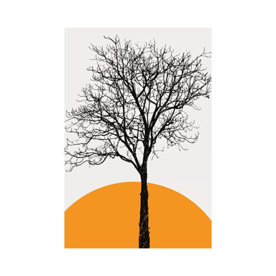 The Birch by Kubistika - Wrapped Canvas Print