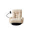 Fauteuil pivotant moderne en sherpa avec fauteuil inclinable et confortable pour le salon-1683527680