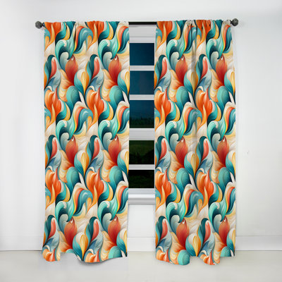 Renewed Energy Mediation II - Modern Curtain - Velvet Room Darkening - 1 Panel