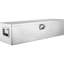Boîte à outils spacieuse en aluminium pour remorque, lit de camion et véhicule récréatif, coins améliorés, 39 po x 13 po x 10 po, argent avec clés verrouillables Poignée latérale robuste, clés, rangement pour véhicule