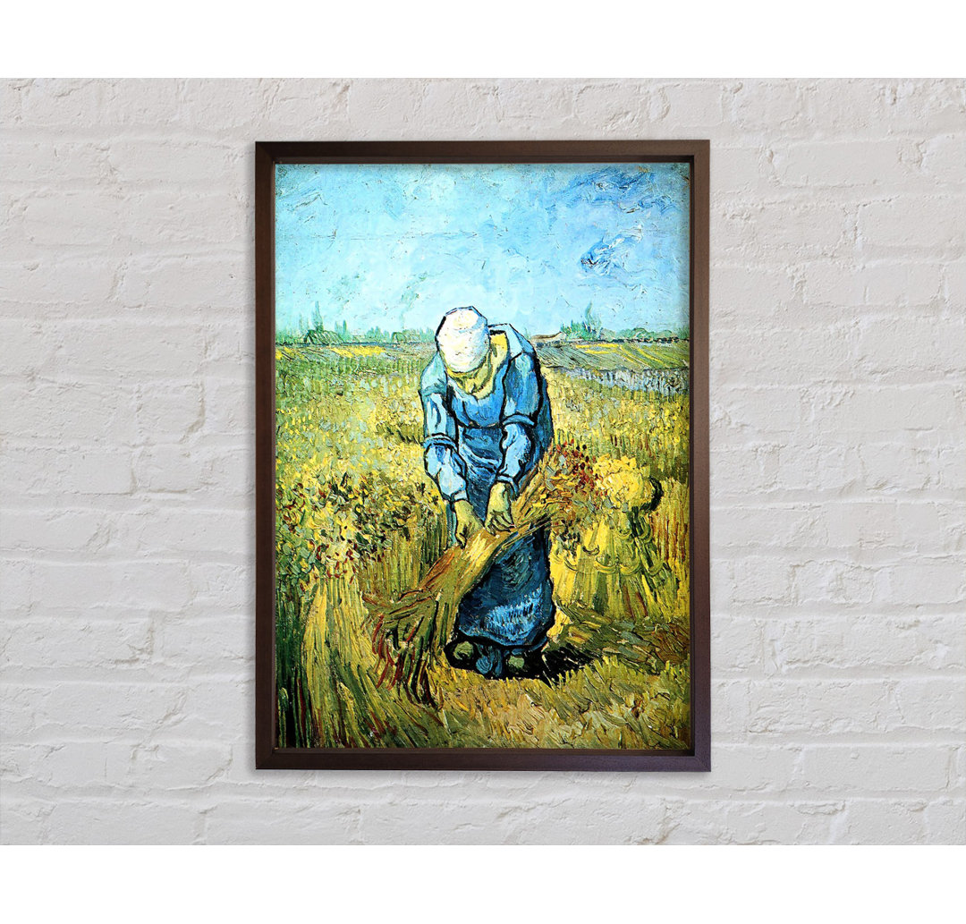 Landarbeiter von Vincent Van Gogh - Einzelbildrahmen Kunstdrucke auf Leinwand