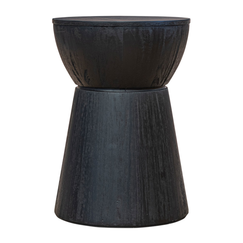 Table de bout ronde Simba, Noir, noir, noir, noir
