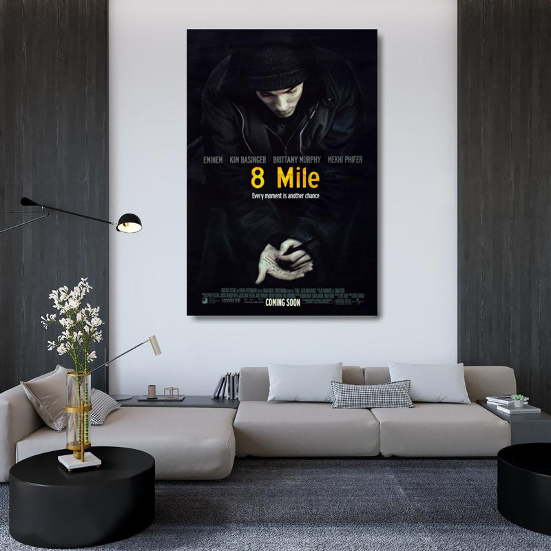 8 Mile, 48" H x 32" W