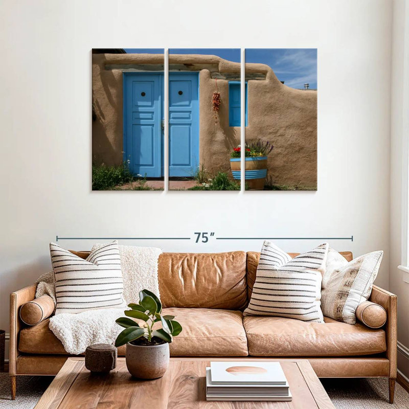 Lilie Blue Taos House, 36" H x 57" W