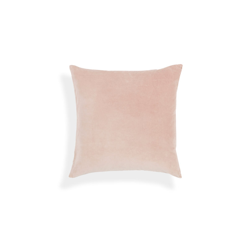 Jaipur Pillow Cover & Insert, Dusky Pink, Square 18"