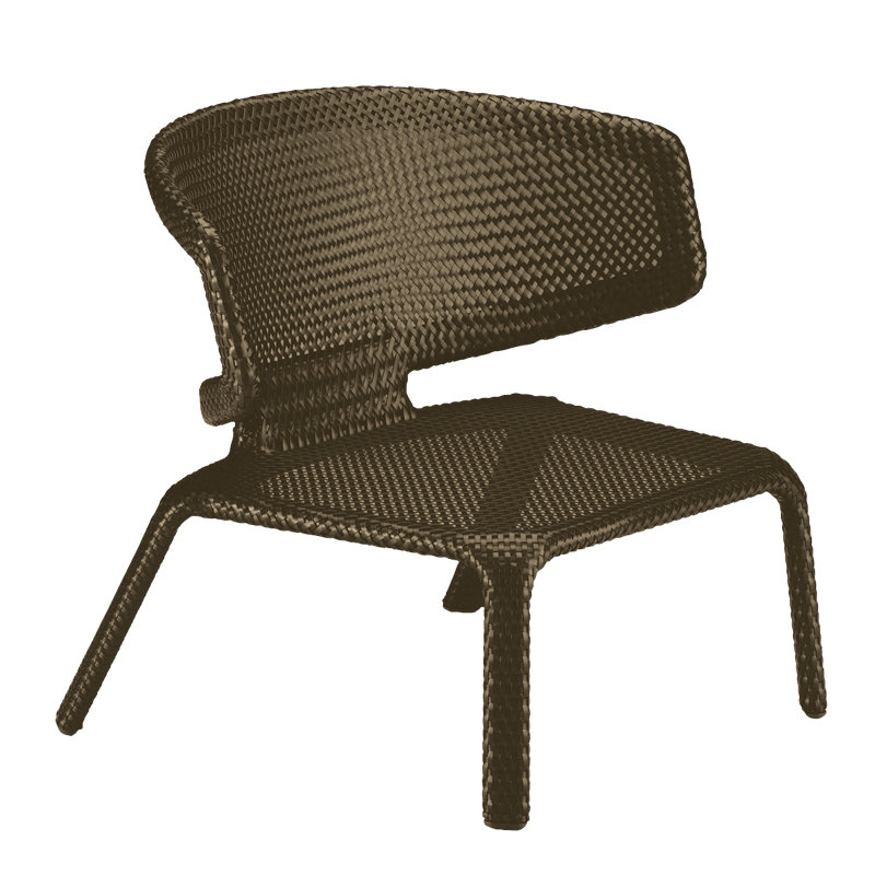 Seashell Outdoor Lounge Chair, Ash