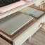 Bureau d'ordinateur, finition GRIS CLAIR