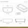 Eldon 69" x 34" Freestanding Back to Wall Bathtub With Void