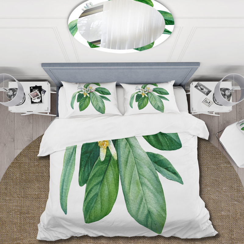 Ensemble de housse de couette traditionnelle en microfibre de polyester, Housse de couette pour grand lit et 2 taies décor