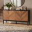 Buffet Whetsel Modern de l 55 po avec 4 portes battantes et tablettes réglables