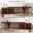 Jarisa Storage Credenza， Retracted Extendable TV Stand -Wood TV Console Media Cabinet with Storage-141817451-167728024