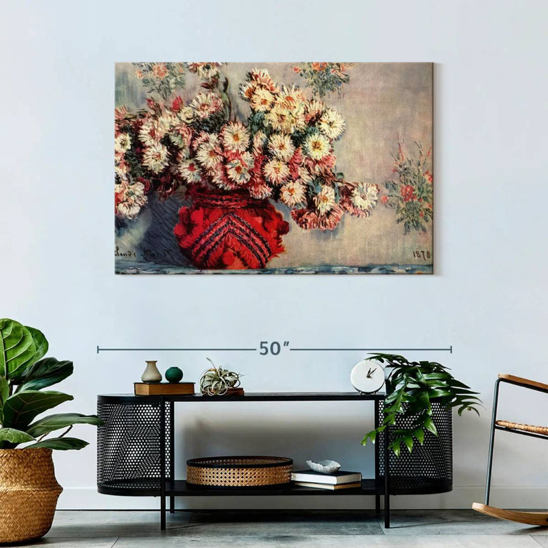 Chrysanthemums 1878, 30" H x 45" W