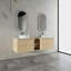 Meuble-lavabo mural avec lavabo d'art en céramique