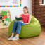 Fauteuil à billes Jaxx Gumdrop de qualité commerciale pour environnement éducatif, grand format - vinyle de qualité supérieure - vert-1712744394-1712744392