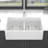 33 Inch White Double Bowl Kitchen Sink With Workstation Design, Extreme Resistance To Wear, Easy Wash, Comes Essential Tools 33" Ceramic Apron Farm Track, High - Quality And Long Lasting Sink, Stain