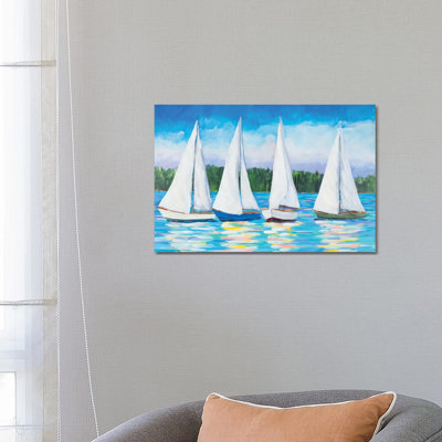 Great Sails I 1 Piece Wrapped Canvas Painting