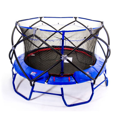 Monxter Round Backyard Trampoline with Safety Enclosure