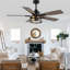Ventilateur de plafond 52 pouces Farmhouse