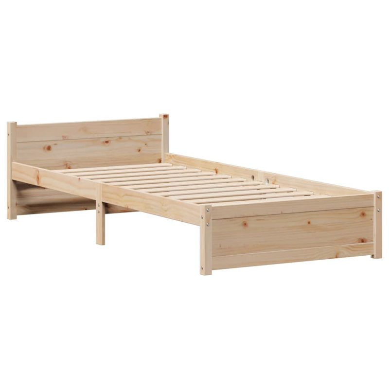 Solid Wood Storage Bed, Small Single (2'6)