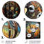 Deer In Colorful Landscape Composition - Deer Animal Wall Art-113640611-113640620
