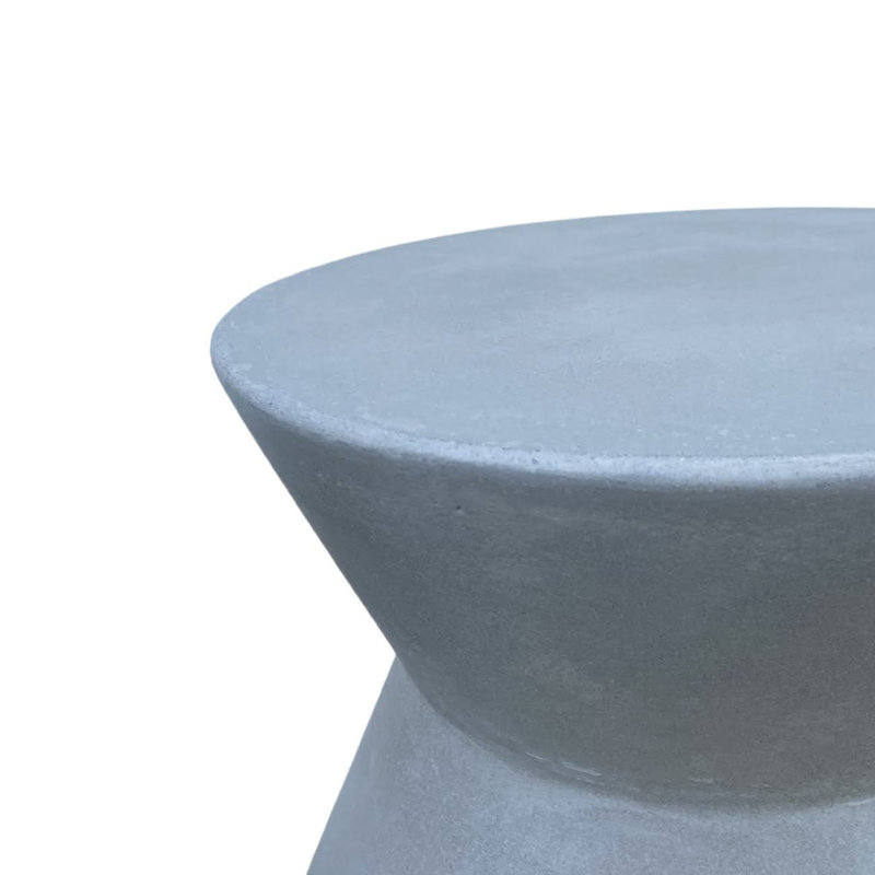 Hazleigh Concrete Accent Stool