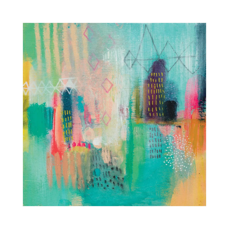 Xploding Spring II by Faith Evans-Sills - Gallery-Wrapped Canvas Giclée on Canvas, Wrapped Canvas, 12" H x 12" W