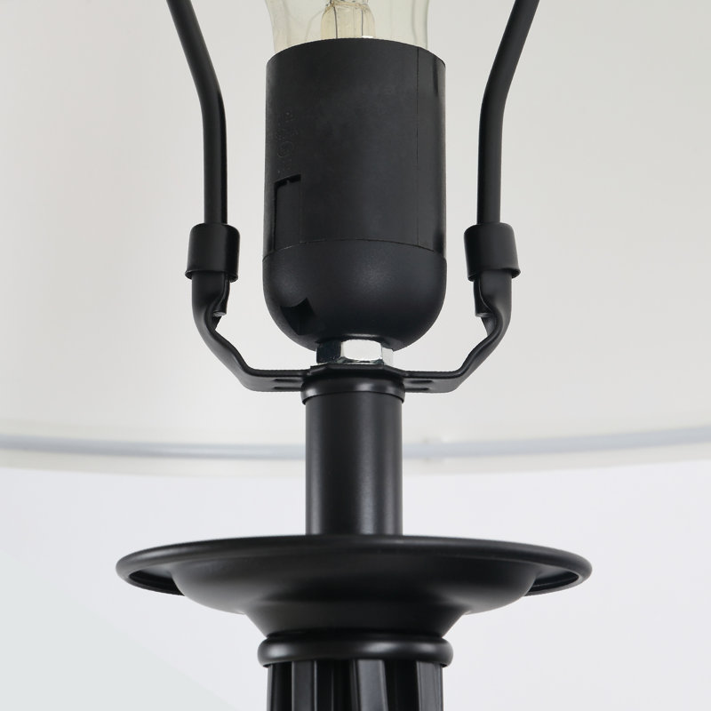 Dansby 62.25'' Powder Coated Traditional Floor & Table Lamp Set
