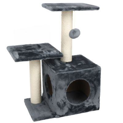 Scratching Post 70 cm - Stable Cat Multi-Level Climbing Tree