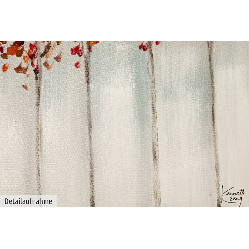 Sunny Woody Hand -Painted Acrylic Painting