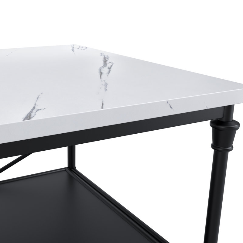 Cornisha Melamine Kitchen Island