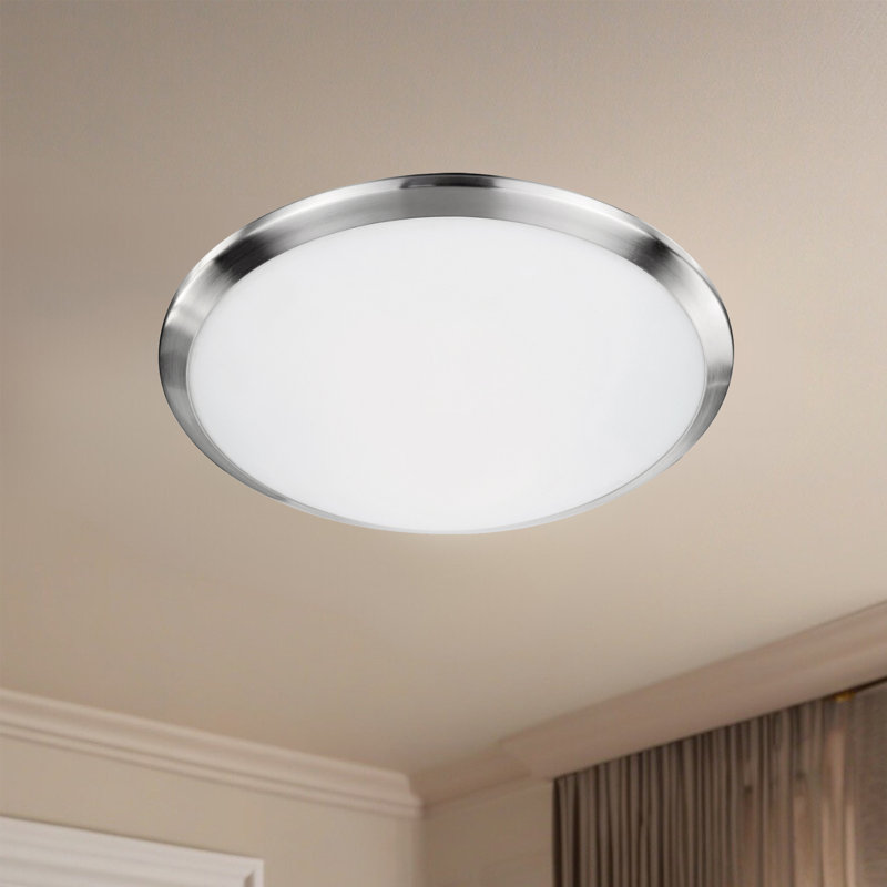 Malta 1 - Light LED Flush Mount, Brushed Nickel