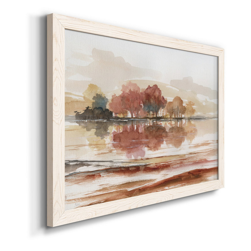 Earthy Dreams - Peinture sur toile encadrée, H 37,5 po x l 27,5 po x P 1,5 po, Blanc