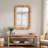 Apergis Rattan Frame Rectangle Mirror