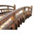 Japanese Garden Bridge with Finials