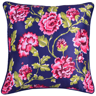 Floral Lumbar Pillow Cover for Indoor/Outdoor Use Couch Sofa Bed Bedroom and Christmas Decor Gift