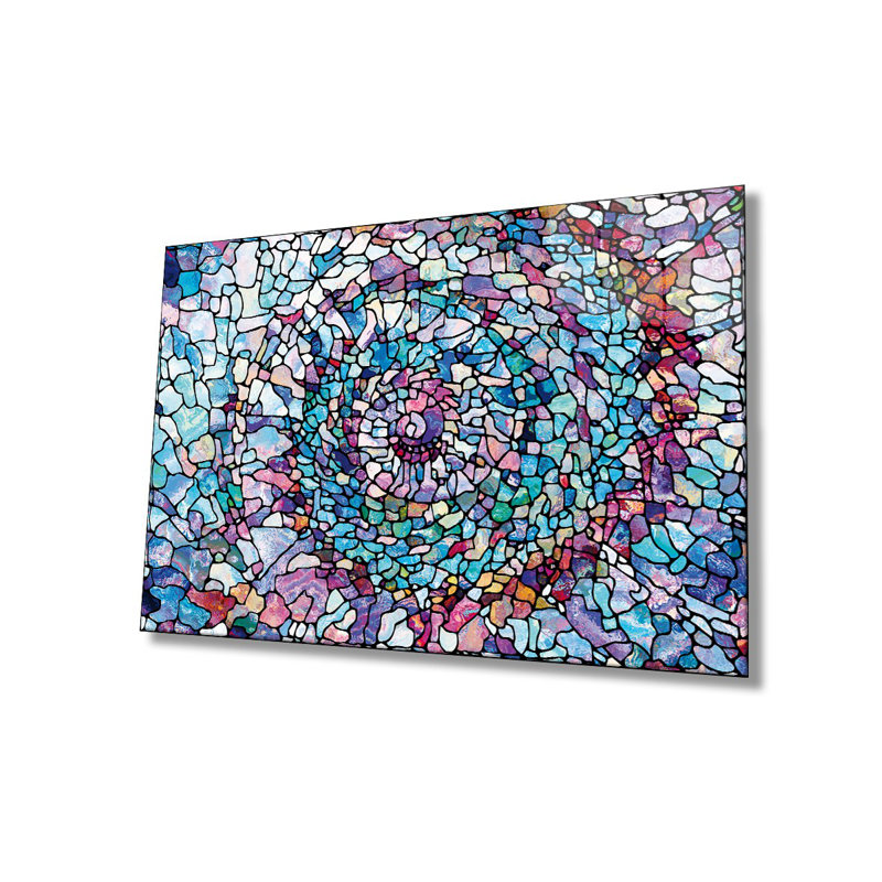 Stunning Decorative Tempered Glass Painting, 23.6 x 35.4 Inches | 100% Tempered Glass, Thickness: 0.16 Inches | Perfect for Home Decor, Modern Aesthetic, and Stylish Wall Art
