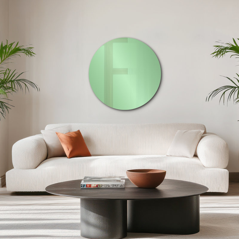 Verden Sapphire Round Small, Green, 30" x 30"