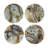 Kiyanni Round 4 Piece Coaster Set