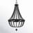 Chrisha 16'' W 4-Light Dimmable Steel Chandelier-663332435